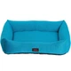 Лежак для собак и котов Happy Peppy Sofa Рогожка 70х50 см Голубой - изображение 1