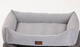 Лежак для собак и котов Happy Peppy Sofa Рогожка 45х30 см Светло-серый - изображение 1