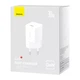 Зарядний пристрій Baseus GaN5 Fast Charger (mini) 1C 30W (White) - зображення 2