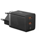 Сетевое зарядное устройство Baseus GaN5 Pro Fast Charger USB-C + USB-C 40W (Black) - изображение 4