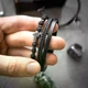 Браслет мужской из натуральной кожи Оберег черный на магнитной застежке размер 21см 8131 - изображение 2