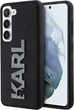 Панель Karl Lagerfeld 3D Rubber Glitter Logo для Samsung Galaxy S24 Black (3666339259082) - зображення 1