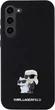 Etui plecki Karl Lagerfeld Silicone Karl&Choupette Metal Pin do Samsung Galaxy S24+ Black (3666339259150) - obraz 3