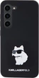 Панель Karl Lagerfeld Silicone Choupette Metal Pin для Samsung Galaxy S24 Black (3666339259174) - зображення 3