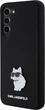 Etui plecki Karl Lagerfeld Silicone Choupette Metal Pin do Samsung Galaxy S24+ Black (3666339259181) - obraz 2