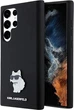 Etui plecki Karl Lagerfeld Silicone Choupette Metal Pin do Samsung Galaxy S24 Ultra Black (3666339259198) - obraz 1