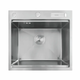 Мийка Mixxus MH5050 NANO-SILVER (3.0/0.8) з н.ст. зі сходинкою для суш., з підст. під ножі (нерж.) - зображення 1