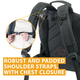 Рюкзак для маленьких собак та котів Ferplast Voyager Backpack 350 29x21x36 cм Чорний (85736317) - зображення 7