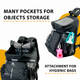 Рюкзак для маленьких собак та котів Ferplast Voyager Backpack 350 29x21x36 cм Чорний (85736317) - зображення 8