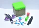 Набор в коробке Майнкрафт Minecraft 6шт в коробке в шкатулке Стив Криппер Эндер-дракон Скелет Эндермен - изображение 3