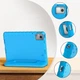 Противоударный силиконовый чехол Eva Stand для планшета Lenovo Tab M11 2024 11” TB330FU / TB330XU Голубой - изображение 5