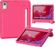 Противоударный силиконовый чехол Eva Stand для планшета Lenovo Tab M11 2024 11” TB330FU / TB330XU Малиновый - изображение 1