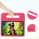 Противоударный силиконовый чехол Eva Stand для планшета Lenovo Tab M11 2024 11” TB330FU / TB330XU Малиновый - изображение 8