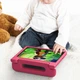 Противоударный силиконовый чехол Eva Stand для планшета Lenovo Tab M11 2024 11” TB330FU / TB330XU Малиновый - изображение 10