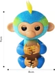 Интерактивная обезьянка WowWee Fingerlings Leo – смелый малыш с 70+ звуками и реакциями (771171131151) - изображение 3