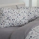 Постельное белье ТЕП Melluna Silk Garden двуспальное наволочки 50х70/70х70 см Белый с серым (28080180215) - изображение 6