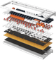 Клавіатура механічна дротова GamePro MK180W Hot-Swap Red Swich TKL RGB White - изображение 2