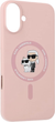 Etui Karl Lagerfeld Silicone Karl&Choupette Ring MagSafe do Apple iPhone 16 Pink (KLHMP16SSCMKCRHP) - obraz 2