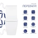 Унитаз напольный Qtap Crow Eco безободочный с сиденьем Soft-close QTCRO27W48750 - изображение 4