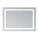 Зеркало Lidz Kubis (KU2) 1000х800 с LED-подсветкой Touch, с антизапотеванием, с диммером, рег. яркости LD78LF6141008048450 - изображение 4
