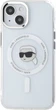 Etui plecki Karl Lagerfeld IML Metal Karl Head MagSafe do Apple iPhone 15 White (3666339284046) - obraz 3