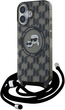 Etui Karl Lagerfeld IML Crossbody Monogram Karl & Choupette Head MagSafe do Apple iPhone 16 Black (KLHMP16SHCKCKLCK) - obraz 3