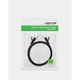 Интернет кабель Ugreen Cat 6 UTP Ethernet плоский сетевой шнур патч-корд 1000 Mbps 1 м Black (NW101) - изображение 5