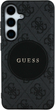 Etui Guess 4G Round Patch Classic Logo MagSafe do Samsung Galaxy S25 Black (3666339448912) - obraz 3