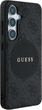 Etui Guess 4G Round Patch Classic Logo MagSafe do Samsung Galaxy S25 Black (3666339448912) - obraz 4