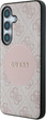 Etui Guess 4G Round Patch Classic Logo MagSafe do Samsung Galaxy S25 Pink (3666339448998) - obraz 2