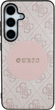 Etui Guess 4G Round Patch Classic Logo MagSafe do Samsung Galaxy S25 Pink (3666339448998) - obraz 3