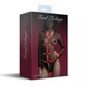 Женская сбруя с цепью и фиксаторами Feral Feelings Harness with Cuffs Red - изображение 3
