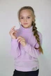 Красивый тёплый свитер для девочки SmileTime Shine Minnie лиловый, размер 146 - изображение 1