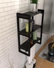 Настенная кухонная полка в стиле лофт EcoLoft Риали DSP-1298-5 Черный - изображение 3