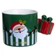 Чашка фарфоровая новогодняя Merry Christmas 400 (мл) Зеленая Yiwu FM-CS-49GR - изображение 3