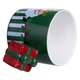 Чашка фарфоровая новогодняя Merry Christmas 400 (мл) Зеленая Yiwu FM-CS-49GR - изображение 3