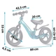 Rowerek biegowy dla dzieci Ricokids FUNNU 12" Niebieski (5903890629663) - obraz 7