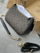 Женская сумка Coach Teri Brown Shoulder Bag In Signature Canvas коричневая кожаная - изображение 4