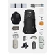 Рюкзак туристический Naturehike Helium CNK2450XB014 70 л Черный L (AI1666) - изображение 4
