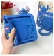 Чехол детский Silikon Power с подставкой и ремешком Apple iPad Air 5 (2022) Stitch Dark Blue - изображение 7