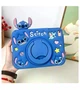 Чехол детский Silikon Power с подставкой и ремешком Apple iPad Air 5 (2022) Stitch Dark Blue - изображение 9