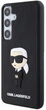 Etui plecki Karl Lagerfeld 3D Rubber Ikonik na Samsung Galaxy S24 Plus (S926) Czarne (3666339242008) - obraz 4