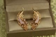 Серьги Xuping Jewelry Пава 3,6 см золотистые - изображение 1