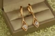 Серьги подвески Xuping Jewelry Слеза света 4,1 см золотистые - изображение 2