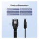 Кабель для передачи данных SATA 3 Data Cable 0.5m US217 Black Ugreen (30796) - изображение 2