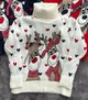 Свитер детский Deer in the hearts теплый с высоким горлом 9-10 лет 134-140 рост белый (26597) - изображение 2