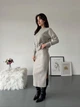 Жіночий костюм (кофта+спідниця міді) Uaclothes 50-52 Бежевий (like36161-165841358) - изображение 4