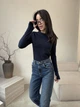 Жіночий утеплений лонгслів Uaclothes 46-48 Синій (like36158-165811350) - изображение 2