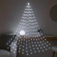 Светодиодная гирлянда Конский хвост, 2 м, 400 LED, 20 нитей, от сети 220 В, 8 режимов, Холодный белый - изображение 1