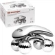 Массажер роликовый для тела с 4 шариками 4D Massager 15 х 12 х 9 см аккумуляторный на солнечной энергии, нержавеющая сталь - изображение 1